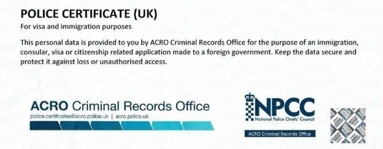 📝 Apply for ACRO Police Certificate & Legalize in China