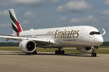 Emirates A350 Arrives in Hangzhou: Flights & Features