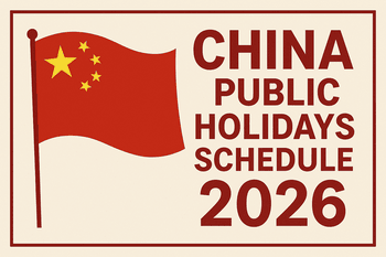 📅 China Public Holidays 2026